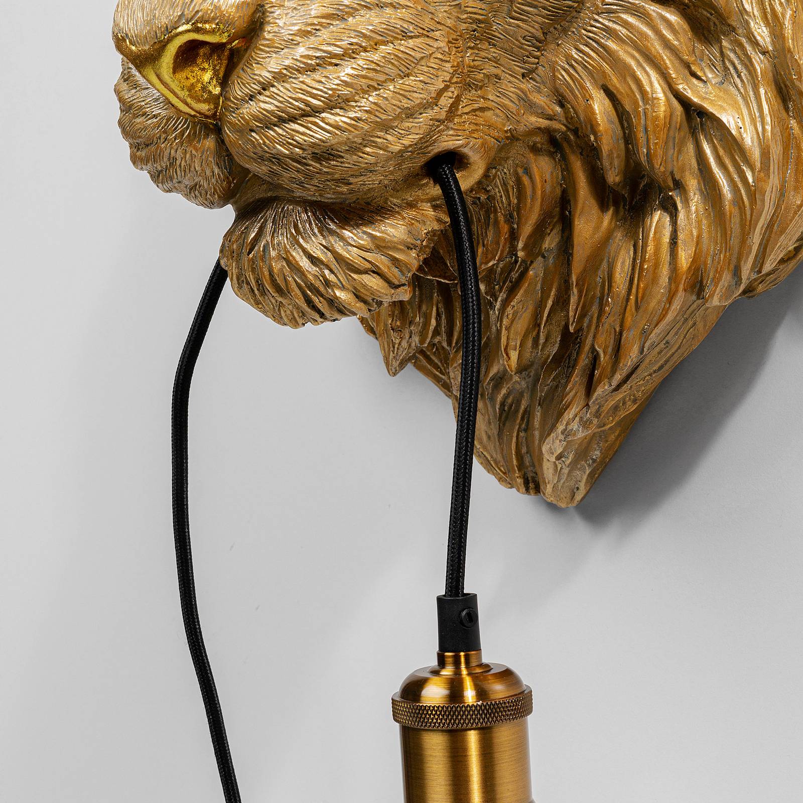 KARE Animal Tiger Head Wandleuchte mit Stecker KARE Animal Tiger Head Wandleuchte mit Stecker von KARE