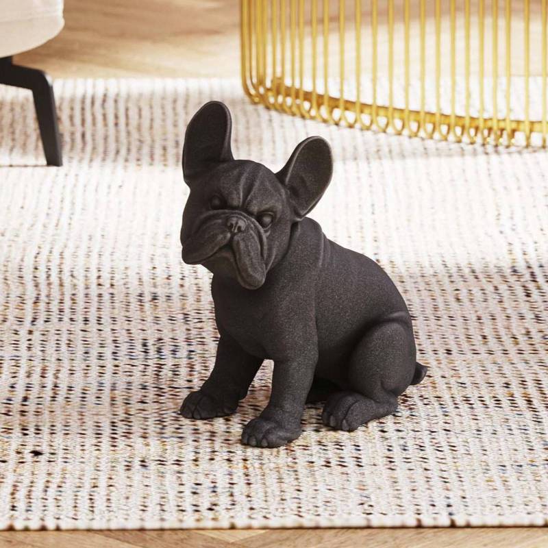 KARE Deko-Figur Waiting for Treats, Polyresin, schwarz von KARE