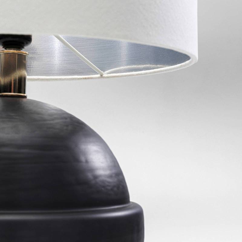 KARE Kalahari Tischlampe mit grauem Fuß Kugelform von KARE