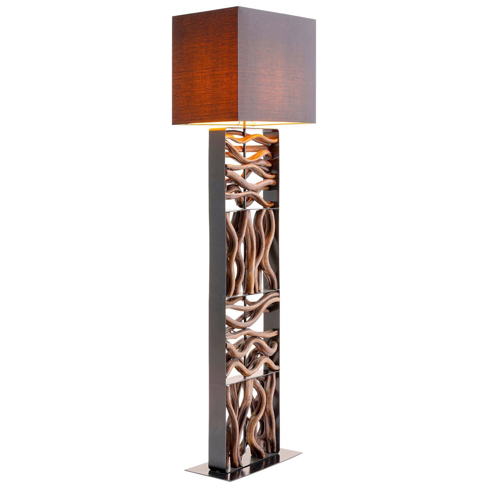 KARE Nature Wave Stehleuchte mit Holz KARE Nature Wave Stehleuchte mit Holz von KARE