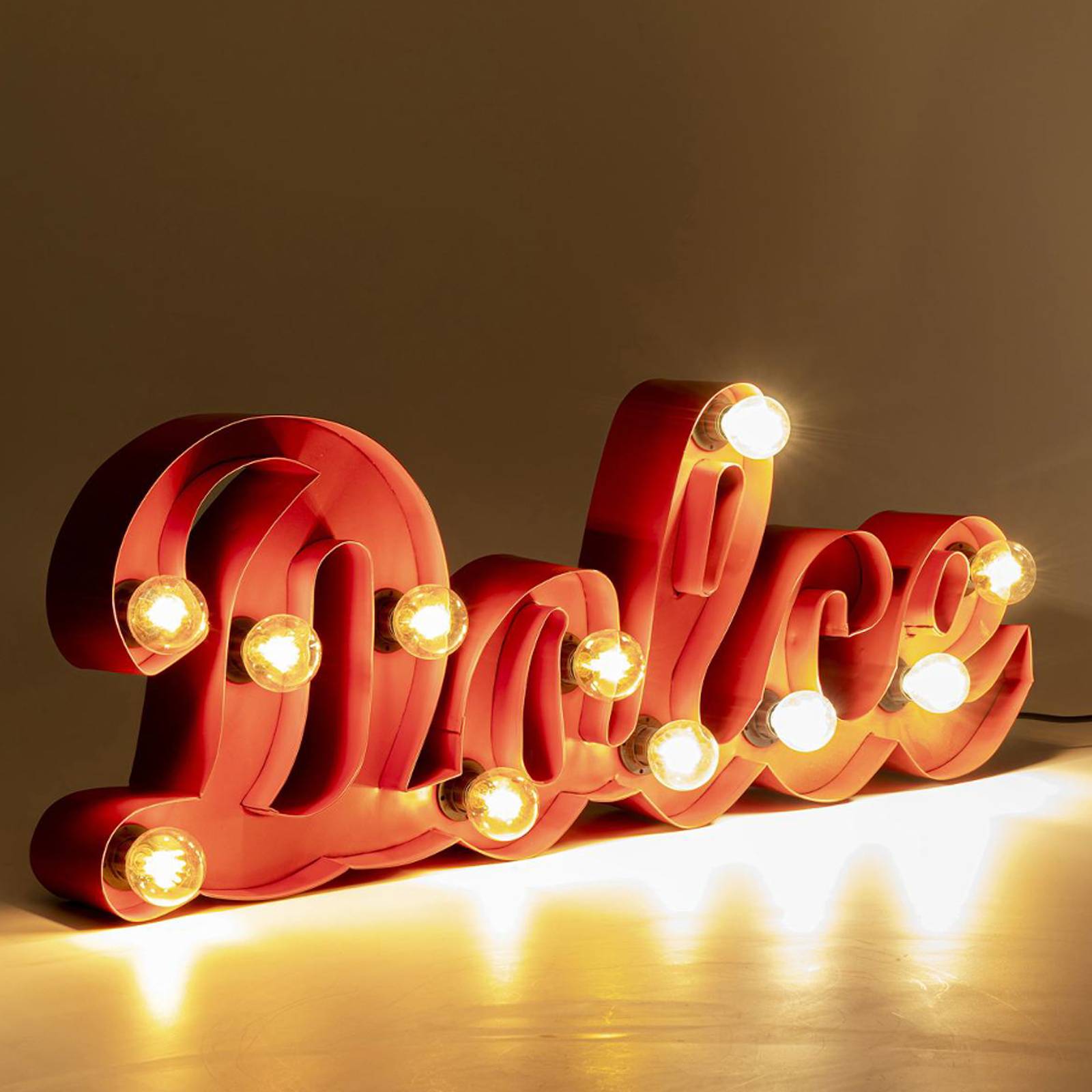 KARE Wandlampe La Dolce Vita, rot, Stahl, 190 cm, 28-flammig KARE Wandlampe La Dolce Vita, rot, Stahl, 190 cm, 28-flammig von KARE