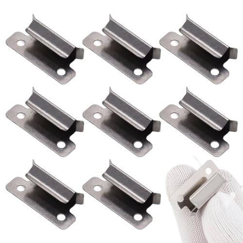 Ender 3 Bett Clips,Bett Clips 7mm für Ender 3 V2,8 Stück Ender 3S,3D Drucker Bett Clips,3D Drucker Zubehör Clips,Original Ender 3 Pro Bett Clips,für 3D Drucker Beheiztes Bett Glas Bett Platt Form von KARELLS