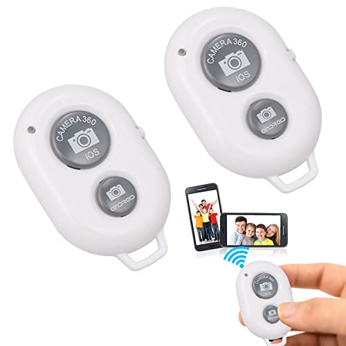 Handy Bluetooth Selfie Remote Control, Kamera-auslöser, 2 Fernauslöser Selbstauslöser Fernbedienung,Ios Und Android Geräte Mit Bluetooth Machen,Weiß von KARELLS