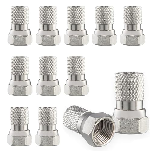 KARELLS F-Stecker 7mm,F Stecker,F Verbinder,F Stecker Sat Kabel,Koaxialkabel Stecker,Satellitenkabel Stecker Schraubbar,Antennenkabel F-Stecker,für Koaxial Antennenkabel,Koax SAT Kabel,12 Stück KARELLS F-Stecker 7mm,F Stecker,F Verbinder,F Stecker Sat Kabel,Koaxialkabel Stecker,Satellitenkabel Stecker Schraubbar,Antennenkabel F-Stecker,für Koaxial Antennenkabel,Koax SAT Kabel,12 Stück von KARELLS