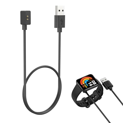 KARELLS Magnetisches USB Ladekabel Smartwatch,Kompatibel mit Watch 2 Lite,Redmi Watch2/3/Clock 2/Smart Band Pro,Xiaomi Band7 Pro/Poco Watch/Watch Lite2,mit 1M USB-Ladekabel für Uhr,Schwarz KARELLS Magnetisches USB Ladekabel Smartwatch,Kompatibel mit Watch 2 Lite,Redmi Watch2/3/Clock 2/Smart Band Pro,Xiaomi Band7 Pro/Poco Watch/Watch Lite2,mit 1M USB-Ladekabel für Uhr,Schwarz von KARELLS