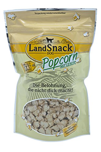 LandSnack Popcorn mit Leber 12 x 100g - Hundepopcorn von KARELLS