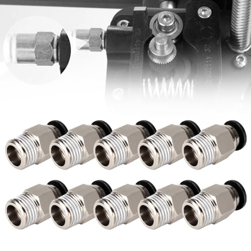 PC4-M10 Stecker,PC4-M10 Connector,3Dman PC4-M10,PC4-M10 Pneumatischer Anschluss,PC4-M10 Pneumatik Verbinder,PC4-M10 Stecker gerade Pneumatik,Connector for Extruder 3D Printers,10 Stück PC4-M10 Stecker,PC4-M10 Connector,3Dman PC4-M10,PC4-M10 Pneumatischer Anschluss,PC4-M10 Pneumatik Verbinder,PC4-M10 Stecker gerade Pneumatik,Connector for Extruder 3D Printers,10 Stück von KARELLS