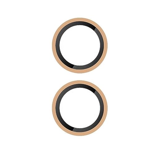 Aluminiumlegierung Linsenschutz für Samsung Galaxy Tab S9 Ultra 14,6 Zoll Kamera Glas Schutzfolie 2 Stück Objektiv Folie Len Protector Schutzglas Rückseite Camera Glasfolie 9H Härte Zubehör (Gold) von KAREN66