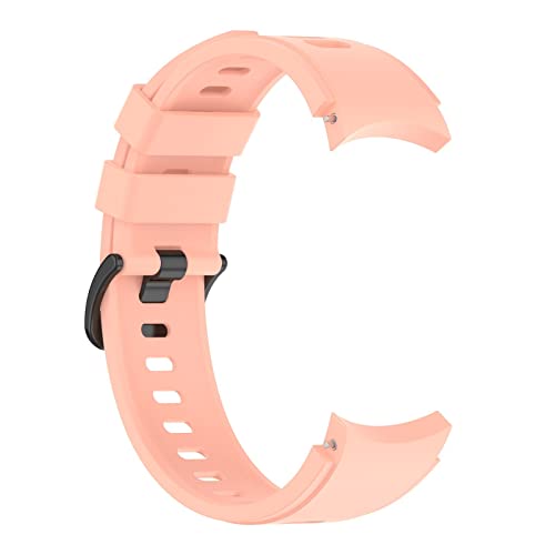 Armband Kompatibel mit Samsung Galaxy Watch 6 44mm Armband Wechselarmbänder 20mm Uhrenarmband Sport Silikon Wechselarmband Ersatzarmband für Galaxy Watch 6 44mm (Pink, One Size) von KAREN66