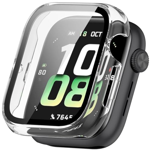 Hülle mit Glas Displayschutz Kompatibel mit Honor Watch 5 - Hart PC Schutzhülle Vollschutz Kratzfest Display Schutzfolie Ultradünne Schutz Case für Honor Smartwatch Watch 5 Hülle mit Glas Displayschutz Kompatibel mit Honor Watch 5 - Hart PC Schutzhülle Vollschutz Kratzfest Display Schutzfolie Ultradünne Schutz Case für Honor Smartwatch Watch 5 von KAREN66