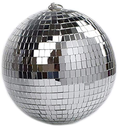 Spiegel-Discokugel, 20 cm, ideal für Partys oder DJ-Lichteffekt, Weihnachten von KAREZONINE