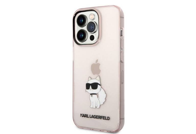 KARL LAGERFELD Handyhülle Karl Lagerfeld IML Choupette NFT Case für iPhone 14 Pro Pink Schutzhül von KARL LAGERFELD