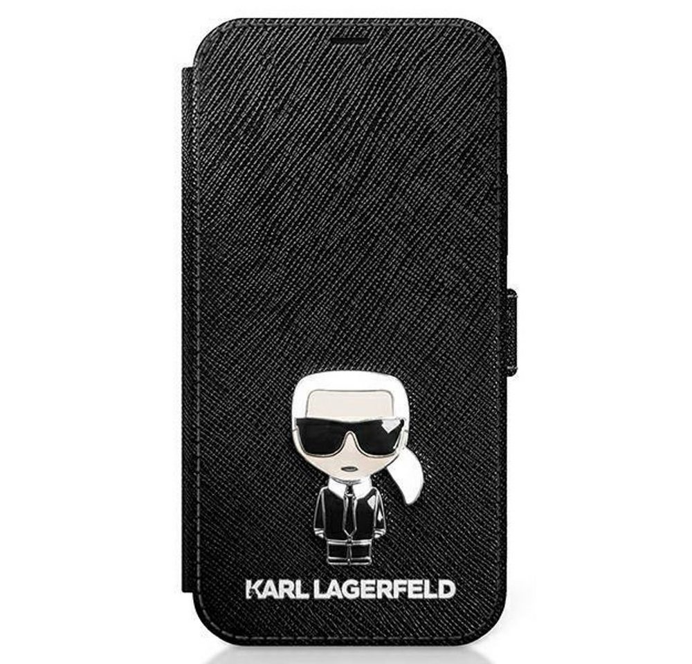 KARL LAGERFELD Handyhülle Karl Lagerfeld KLFLBKP12SIKMSBK iPhone 12 mini 5,4 von KARL LAGERFELD