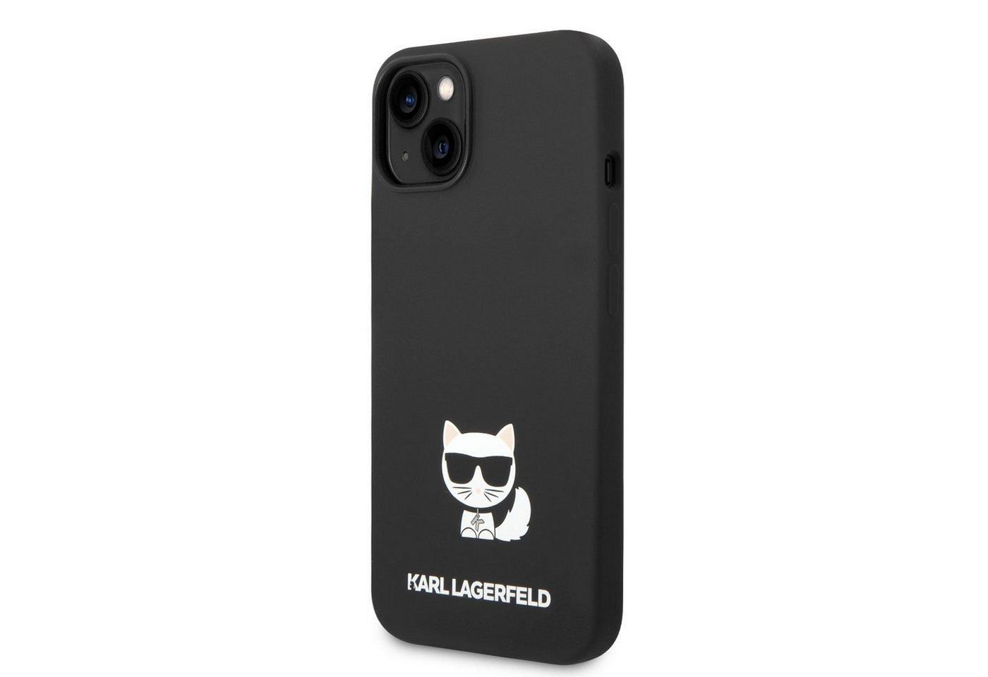 KARL LAGERFELD Handyhülle Karl Lagerfeld Liquid Silicone Choupette Case für iPhone 14 Plus schwa von KARL LAGERFELD