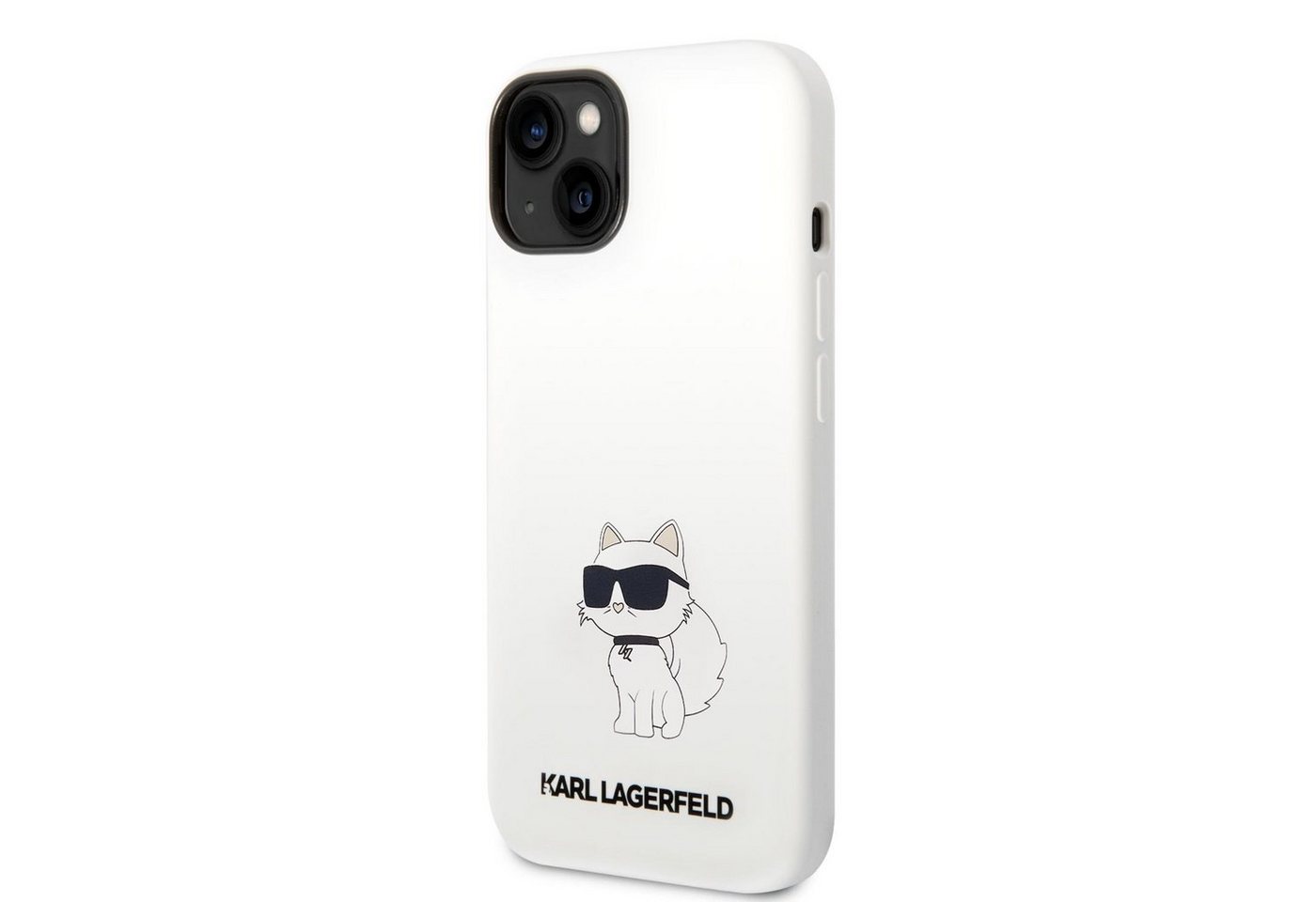 KARL LAGERFELD Handyhülle Karl Lagerfeld Liquid Silicone Choupette NFT Case für iPhone 14 Plus w von KARL LAGERFELD