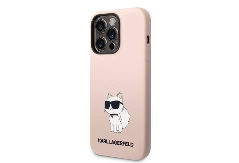 KARL LAGERFELD Handyhülle Karl Lagerfeld Liquid Silicone Choupette NFT Case für iPhone 14 Pro Ma von KARL LAGERFELD