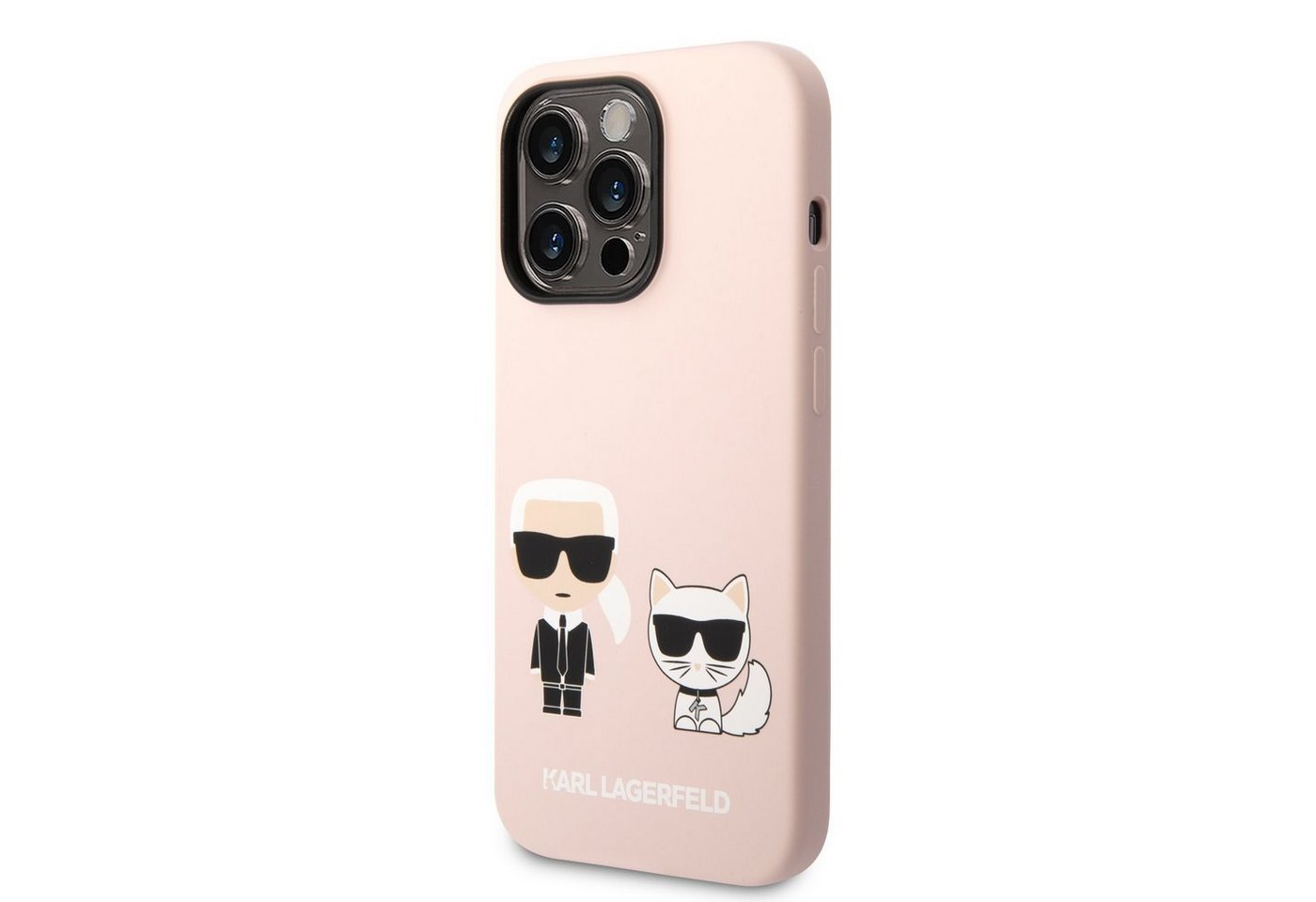 KARL LAGERFELD Handyhülle Karl Lagerfeld MagSafe Compatible Case Liquid Silicone Karl and Choupe von KARL LAGERFELD