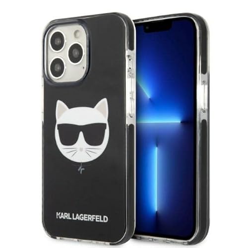 Karl Lagerfeld Hartschalen-Schutzhülle für Apple iPhone 13 Pro Max, Schwarz von KARL LAGERFELD