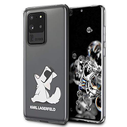 KARL LAGERFELD Hülle aus der Choupette Fun Kollektion für Samsung Galaxy S20 Ultra G988, transparent von KARL LAGERFELD