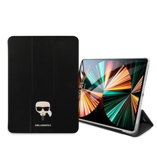 KARL LAGERFELD KLFC11OKHK buchen Cover für iPad 11" Pro 2021 schwarz Saffiano Karl Head von KARL LAGERFELD