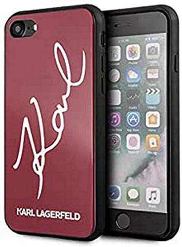 KARL LAGERFELD KLHCI8DLKSRE Signature Glitter Cover für das iPhone 8/7, Rot KARL LAGERFELD KLHCI8DLKSRE Signature Glitter Cover für das iPhone 8/7, Rot von KARL LAGERFELD