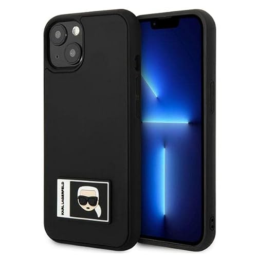 KARL LAGERFELD KLHCP13S3DKPK Hülle für iPhone 13 Mini 5,4" schwarz/Black hardcas von KARL LAGERFELD