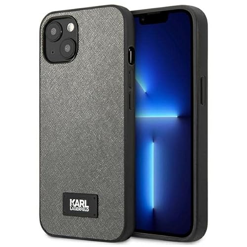 KARL LAGERFELD KLHCP13SSFMP2DG Hülle für iPhone 13 Mini 5,4" hardcase Silber Saf KARL LAGERFELD KLHCP13SSFMP2DG Hülle für iPhone 13 Mini 5,4" hardcase Silber Saf von KARL LAGERFELD