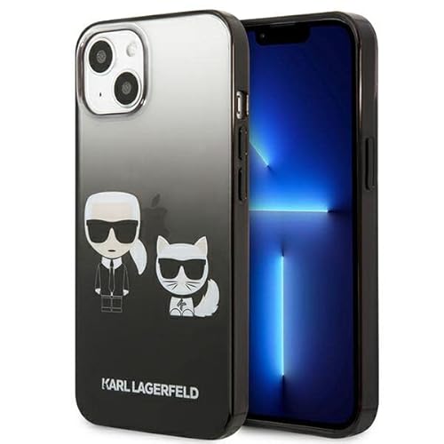 KARL LAGERFELD KLHCP13STGKCK Hülle für iPhone 13 Mini 5,4" schwarz Gradient Ikon von KARL LAGERFELD