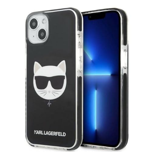 KARL LAGERFELD KLHCP13STPECK Hülle für iPhone 13 Mini 5,4" hardcase Schwarz Chou von KARL LAGERFELD