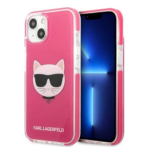 KARL LAGERFELD KLHCP13STPECPI Hülle für iPhone 13 Mini 5,4" hardcase Fuchsie Cho von KARL LAGERFELD