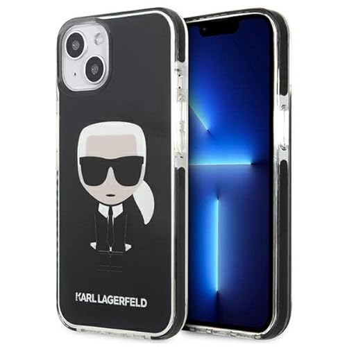 KARL LAGERFELD KLHCP13STPEIKK Hülle für iPhone 13 Mini 5,4" schwarz Iconik Karl von KARL LAGERFELD