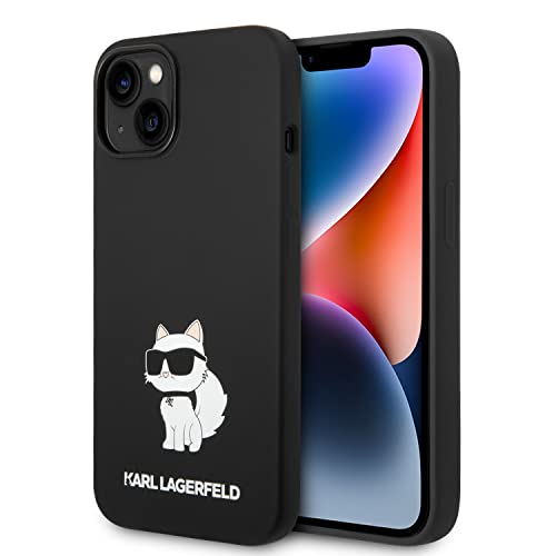 KARL LAGERFELD KLHCP14MSNCHBCK Hard Case für iPhone 14 Plus 6,7 Zoll Schwarz SI von KARL LAGERFELD
