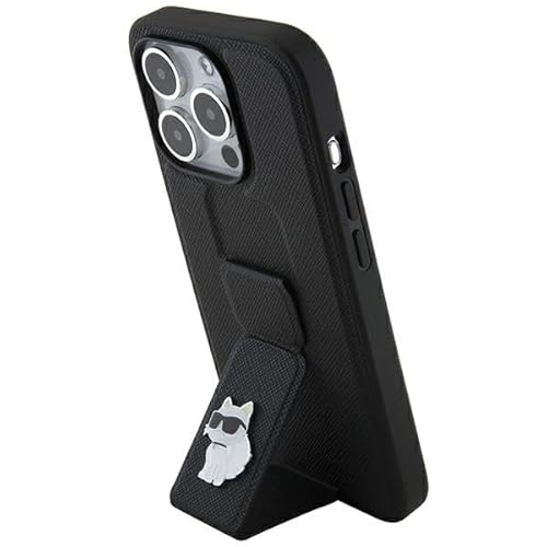 KARL LAGERFELD KLHCP14XGSACHPK Hülle für iPhone 14 Pro Max 6.7/'' Schwarz hardcase Gripstand Saffiano Choupette Pins KARL LAGERFELD KLHCP14XGSACHPK Hülle für iPhone 14 Pro Max 6.7/'' Schwarz hardcase Gripstand Saffiano Choupette Pins von KARL LAGERFELD