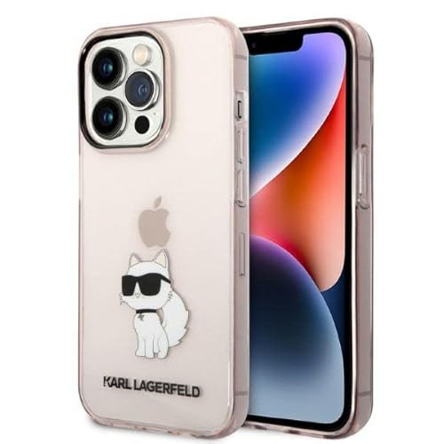 KARL LAGERFELD KLHCP14XHNCHTCP Hülle für iPhone 14 Pro Max 6,7" rosa hardcase Ik von KARL LAGERFELD