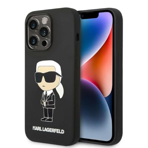 KARL LAGERFELD KLHCP14XSNIKBCK Hülle für iPhone 14 Pro Max 6,7" hardcase Schwarz von KARL LAGERFELD