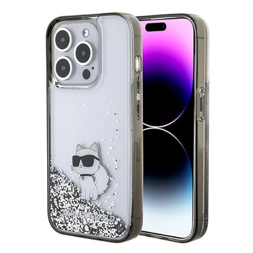 Karl Lagerfeld KLHCP15XLKCNSK Hülle für iPhone 15 Pro Max 6.7" transparent hardcase Liquid Glitter Choupette Karl Lagerfeld KLHCP15XLKCNSK Hülle für iPhone 15 Pro Max 6.7" transparent hardcase Liquid Glitter Choupette von KARL LAGERFELD