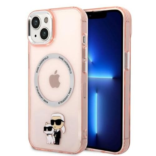 KARL LAGERFELD KLHMP14MHNKCIP Hülle für iPhone 14 Plus 6,7" hardcase Rosa Iconic von KARL LAGERFELD