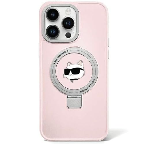 KARL LAGERFELD KLHMP15XHMRSCHP Hülle für iPhone 15 Pro Max 6.7/'' Rosa hardcase Ring Stand Choupette Head KARL LAGERFELD KLHMP15XHMRSCHP Hülle für iPhone 15 Pro Max 6.7/'' Rosa hardcase Ring Stand Choupette Head von KARL LAGERFELD