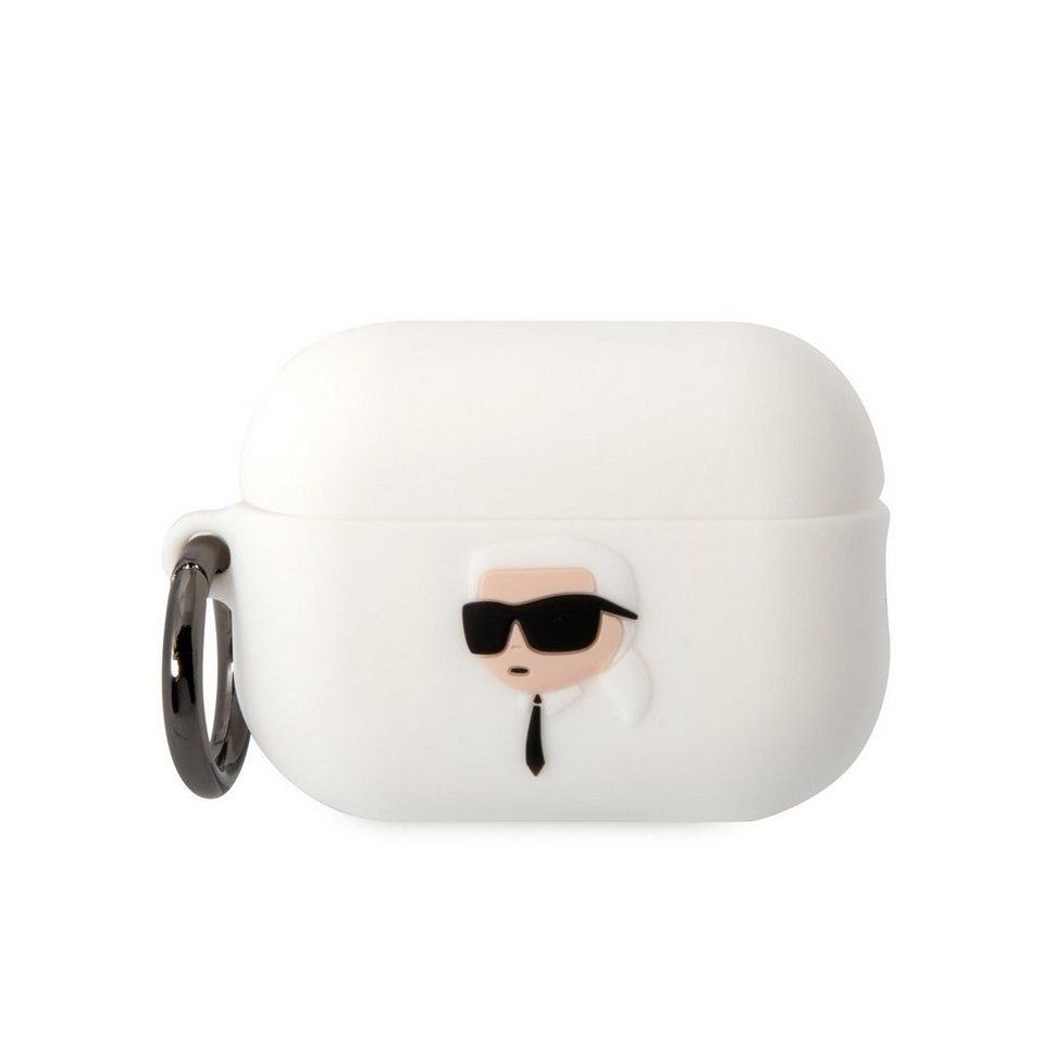 KARL LAGERFELD Kopfhörer-Schutzhülle Karl Lagerfeld 3D Logo NFT Karl Head Silicone Case für AirPods Pro 2 w von KARL LAGERFELD