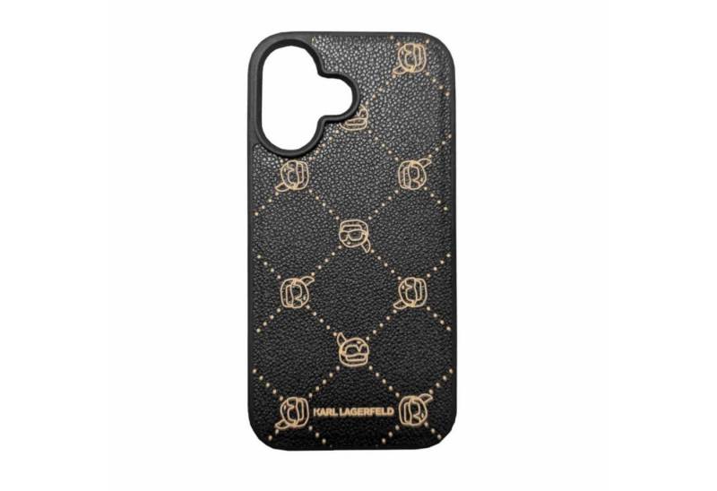 KARL LAGERFELD Smartphone-Hülle Karl Lagerfeld Apple iPhone 16 Hardcase Magsafe Karl Head Schwarz von KARL LAGERFELD