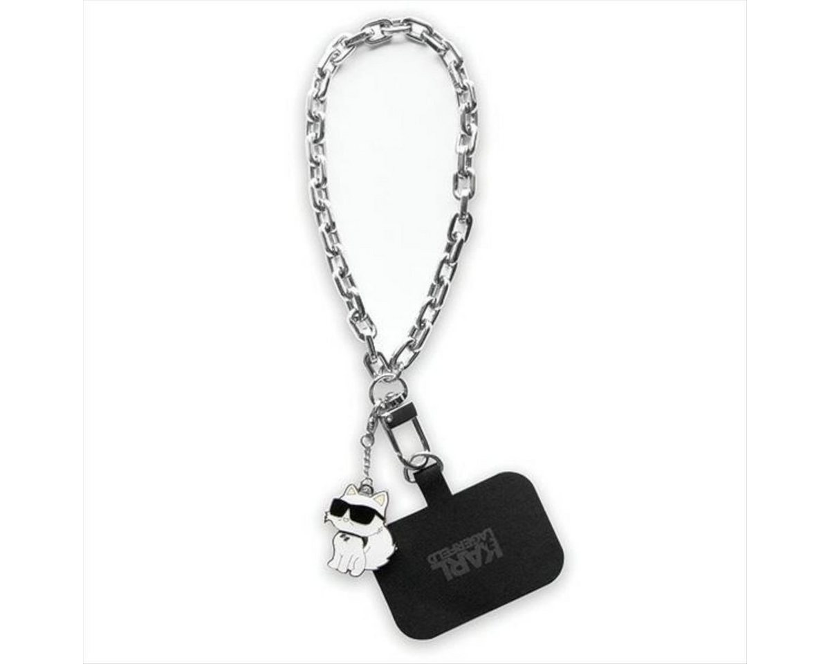 KARL LAGERFELD Smartphone-Hülle Karl Lagerfeld Universal Umhängeband Schlaufe Hand Strap Choupette von KARL LAGERFELD