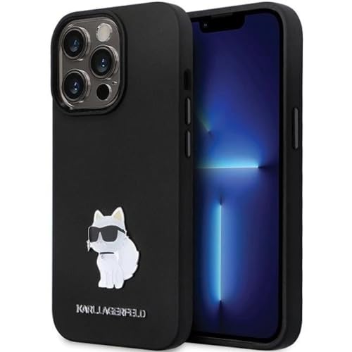 Karl Lagerfeld KLHCP13LSMHCNPK Hülle für iPhone 13 Pro / 13 6.1" Schwarz hardcase Silicone C Metal Pin Karl Lagerfeld KLHCP13LSMHCNPK Hülle für iPhone 13 Pro / 13 6.1" Schwarz hardcase Silicone C Metal Pin von KARL LAGERFELD