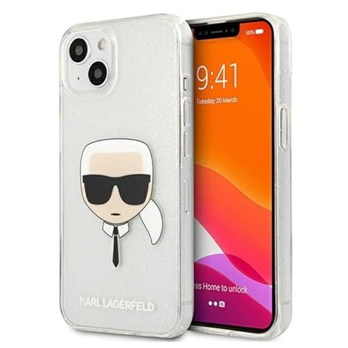 Karl Lagerfeld KLHCP13SKHTUGLS Hülle für iPhone 13 Mini 5,4" Silber Glitter Karl`s Head Karl Lagerfeld KLHCP13SKHTUGLS Hülle für iPhone 13 Mini 5,4" Silber Glitter Karl`s Head von KARL LAGERFELD