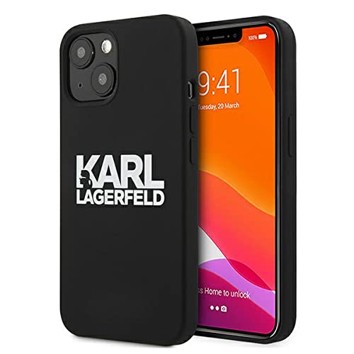 Karl Lagerfeld KLHCP13SSLKLRBK Hülle für iPhone 13 Mini 5,4" Silicone Stack Logo schwarz Karl Lagerfeld KLHCP13SSLKLRBK Hülle für iPhone 13 Mini 5,4" Silicone Stack Logo schwarz von KARL LAGERFELD