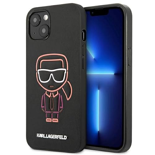 Karl Lagerfeld KLHCP13STUOK Hülle für iPhone 13 Mini 5,4" Mehrfarben hardcase Karl Ikonik Outline von KARL LAGERFELD