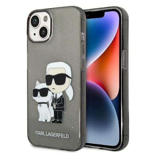 Karl Lagerfeld KLHCP14MHNKCTGK Hülle für iPhone 14 Plus 6,7" Schwarz hardcase Gliter Karl&Choupette Karl Lagerfeld KLHCP14MHNKCTGK Hülle für iPhone 14 Plus 6,7" Schwarz hardcase Gliter Karl&Choupette von KARL LAGERFELD