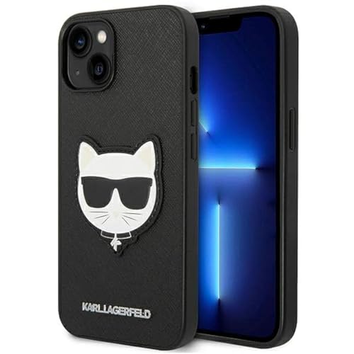 Karl Lagerfeld KLHCP14SSAPCHK hülle für iPhone 14 6,1" hardcase schwarz/Black Saffiano Choupette Head Patch Karl Lagerfeld KLHCP14SSAPCHK hülle für iPhone 14 6,1" hardcase schwarz/Black Saffiano Choupette Head Patch von KARL LAGERFELD