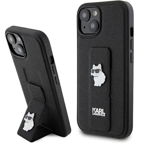 Karl Lagerfeld KLHCP15SGSACHPK Hülle für iPhone 15 6.1" Schwarz Hardcase Hülle Gripstand Saffiano Choupette Pins Karl Lagerfeld KLHCP15SGSACHPK Hülle für iPhone 15 6.1" Schwarz Hardcase Hülle Gripstand Saffiano Choupette Pins von KARL LAGERFELD
