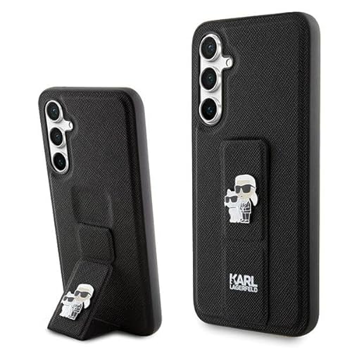 Karl Lagerfeld KLHCS23FEGSAKCPK Hülle für S23 FE S711 Schwarz hardcase Gripstand Saffiano Karl&Choupette Pins Karl Lagerfeld KLHCS23FEGSAKCPK Hülle für S23 FE S711 Schwarz hardcase Gripstand Saffiano Karl&Choupette Pins von KARL LAGERFELD