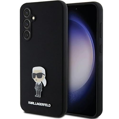 Karl Lagerfeld KLHCS23FEMHKNPK Hülle für S23 FE S711 Schwarz Silicone Ikonik Metal Pin Karl Lagerfeld KLHCS23FEMHKNPK Hülle für S23 FE S711 Schwarz Silicone Ikonik Metal Pin von KARL LAGERFELD